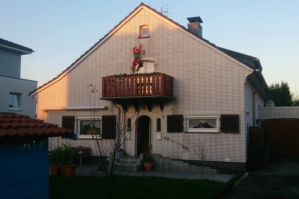Unser Haus im Winter