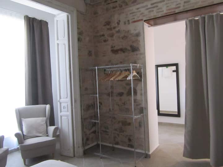 Partial bedroom view.