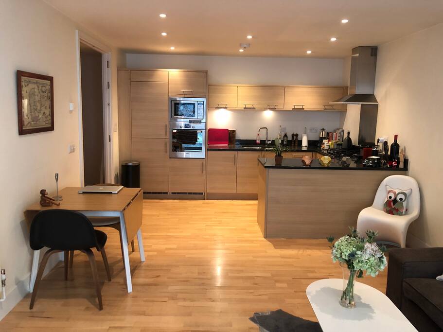 Kitchen and dining area
