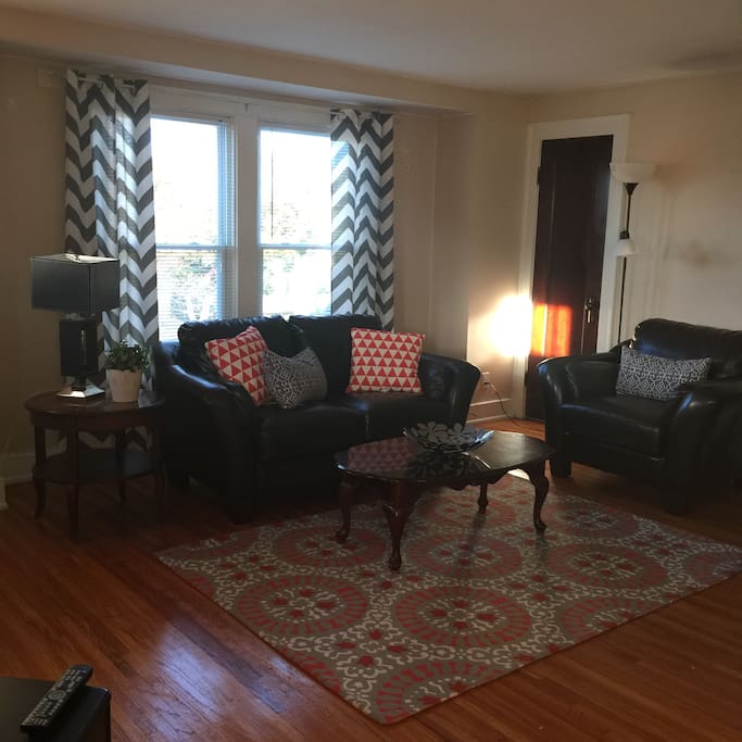 Comfortable , spacious living room to hang out.