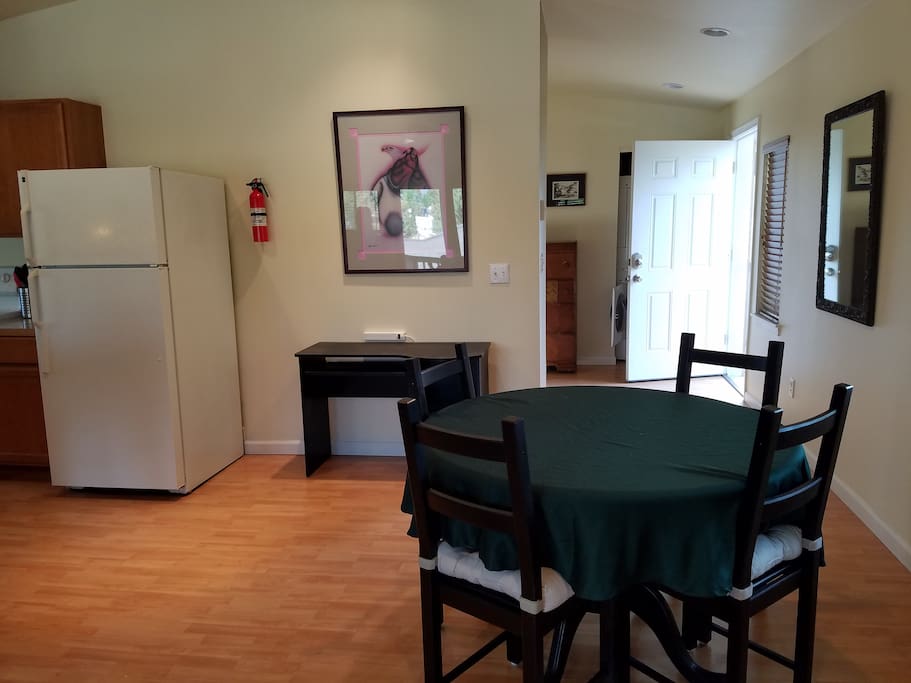 Dining and desk space