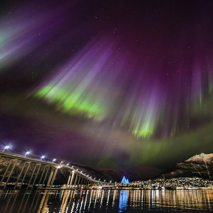 Northern lights inn Tromsø