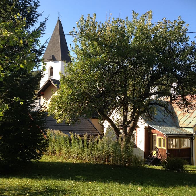 Garden and house