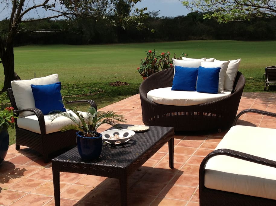 Golf deck terrace!
