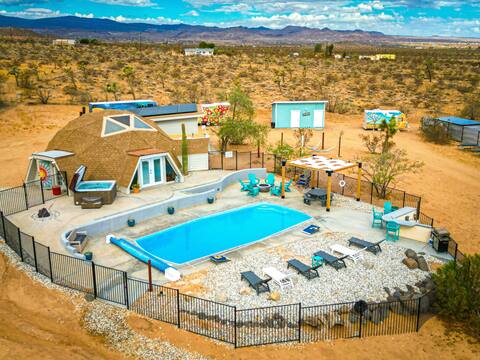 Serenity Dome Oasis - Joshua Tree - Heated Pool