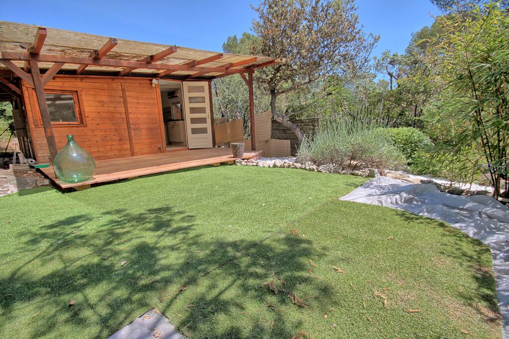 Chalet avec son jardin