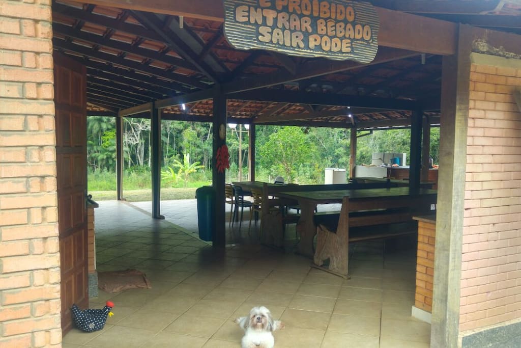Entrada da área externa