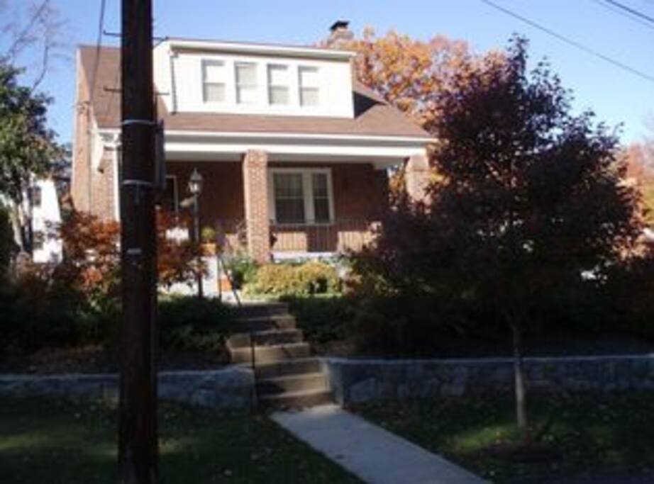 Large, single family home. Porch available for eating, drinking morning coffee
