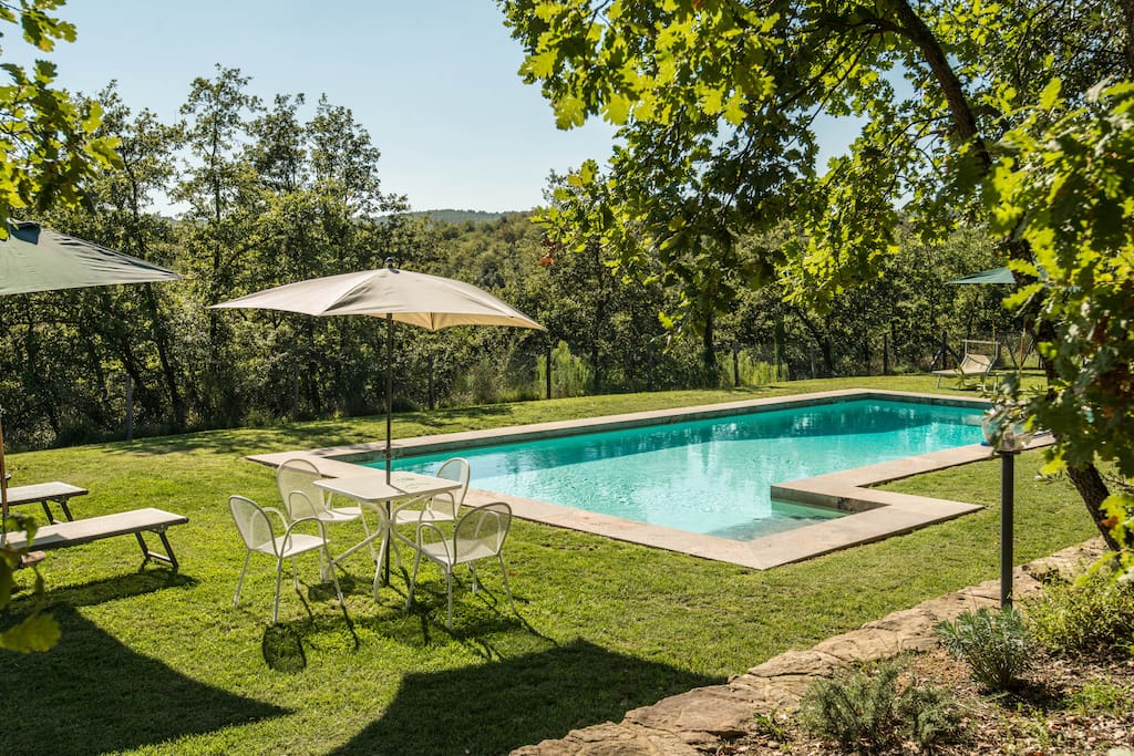 Salt water swimming pool