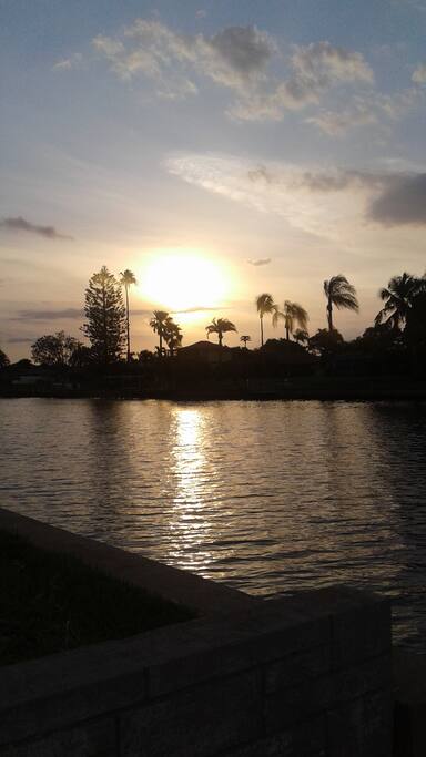 Sunset from Backyard