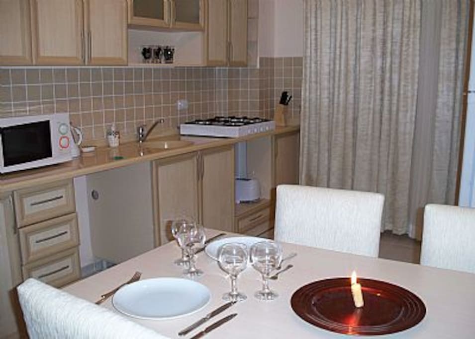 Well equipped kitchen
