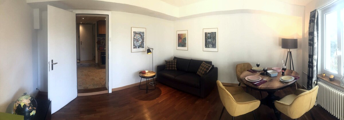 Woonkamer met slaapbank