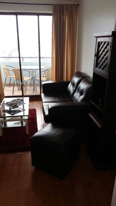 Cómodo Living para 6 personas.