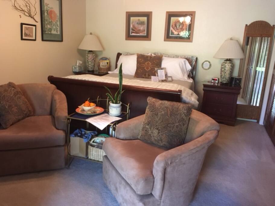 The Queen bed with Memory Foam topper gets great reviews!