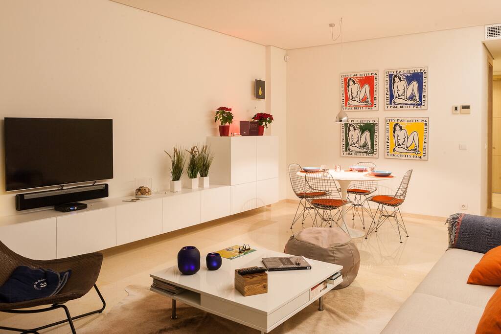 Freshly decorated living room