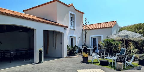 Close to Pornic beaches in an exotic setting
