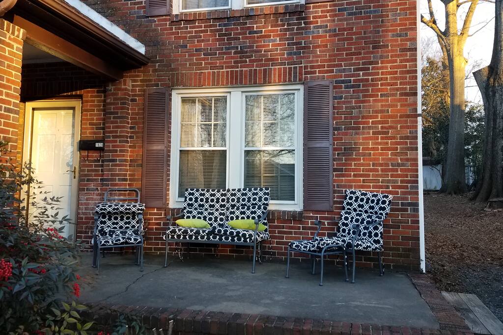 Relax & have a glass of iced tea on the front porch.