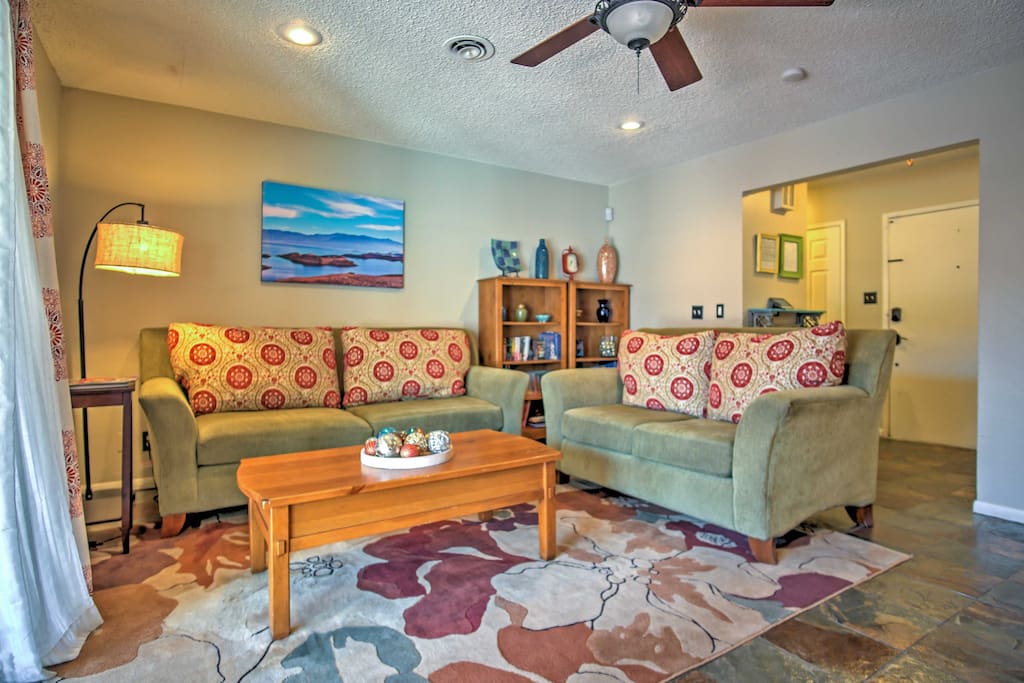 Catch up with friends and family in the formal living room.