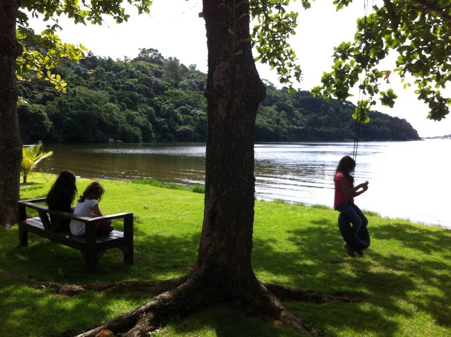 Acesso privativo à Beira da lagoa