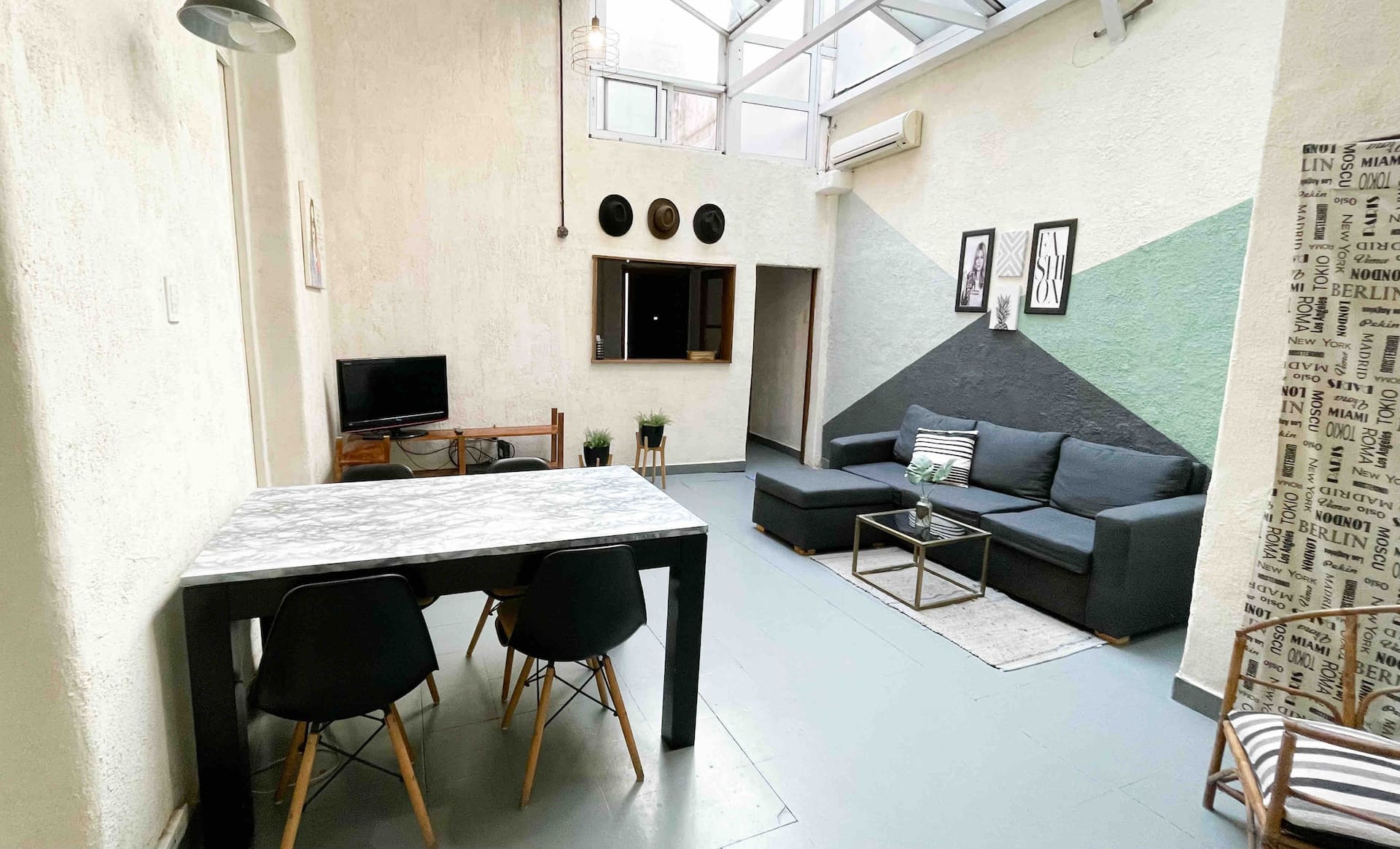 Ground-floor apartment with 2 bedrooms in Palermo Soho