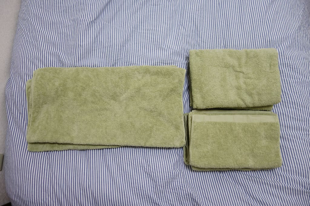 We can lend a new towel each night.
