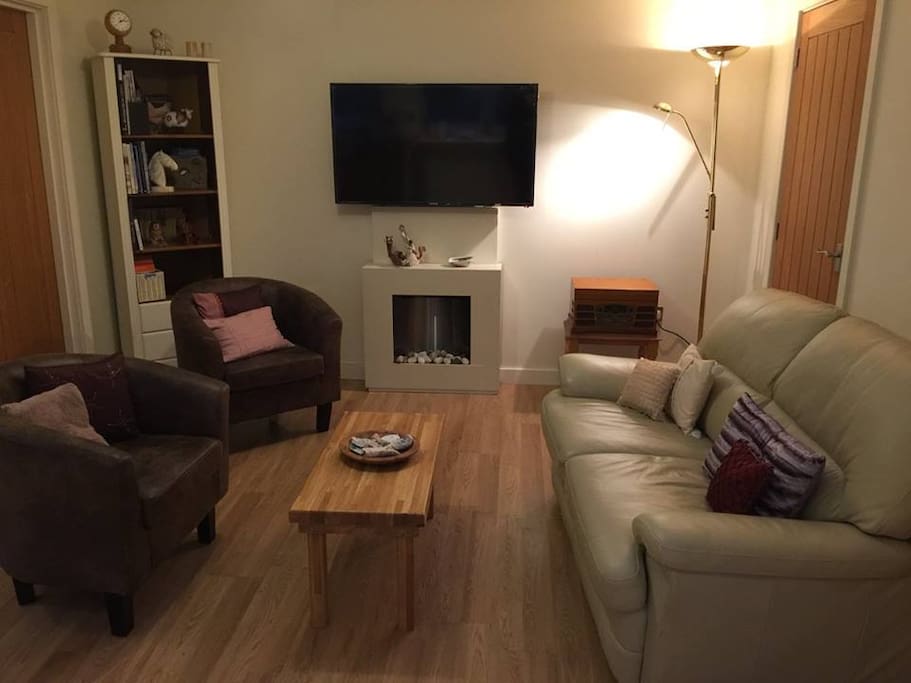 Modern open plan living space