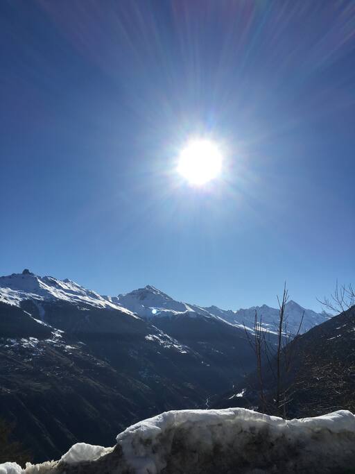 The view in winter