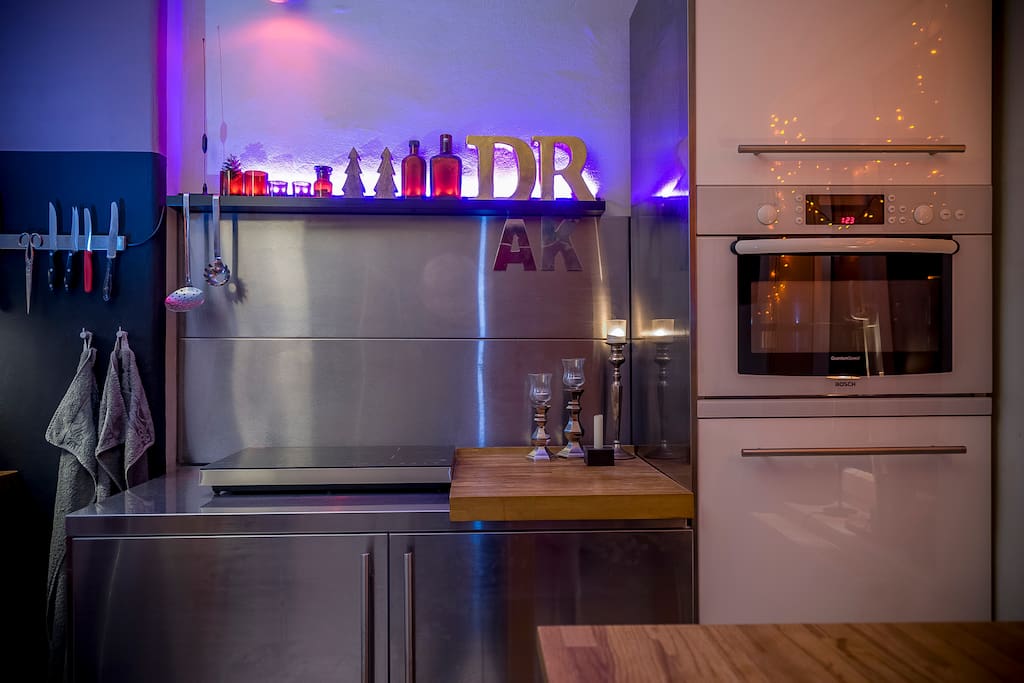 Kitchen with Induction cooker