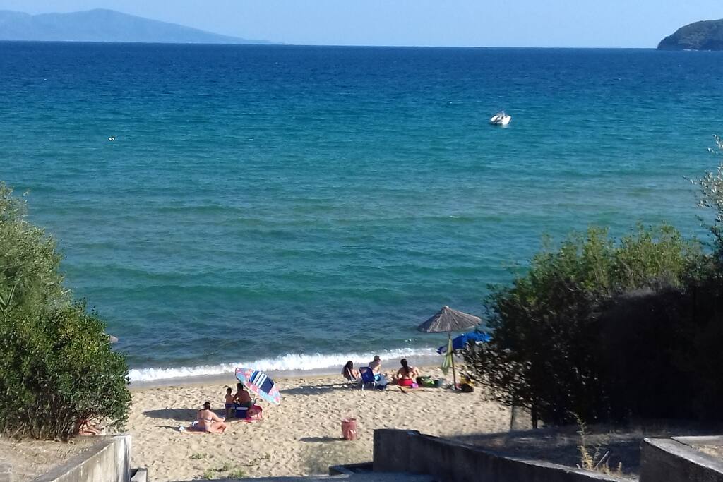 The closest beach.