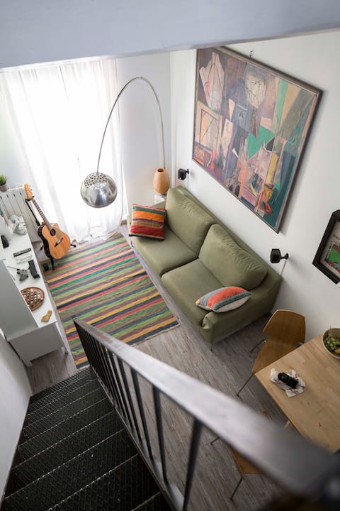 Cozy & Smart 50 m² in Lodi Center/Station