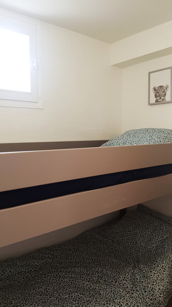 Habitación «cabina» con literas
