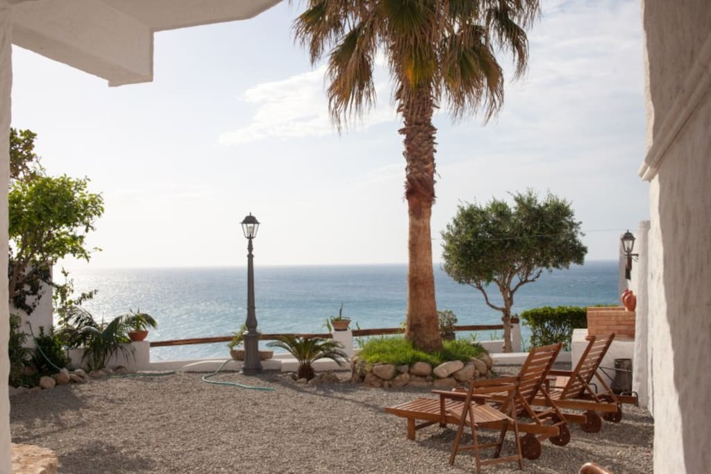 Garden sea view