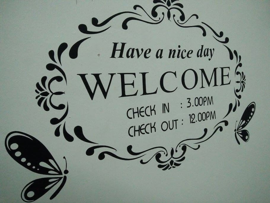 Check in & Check out time~* :)