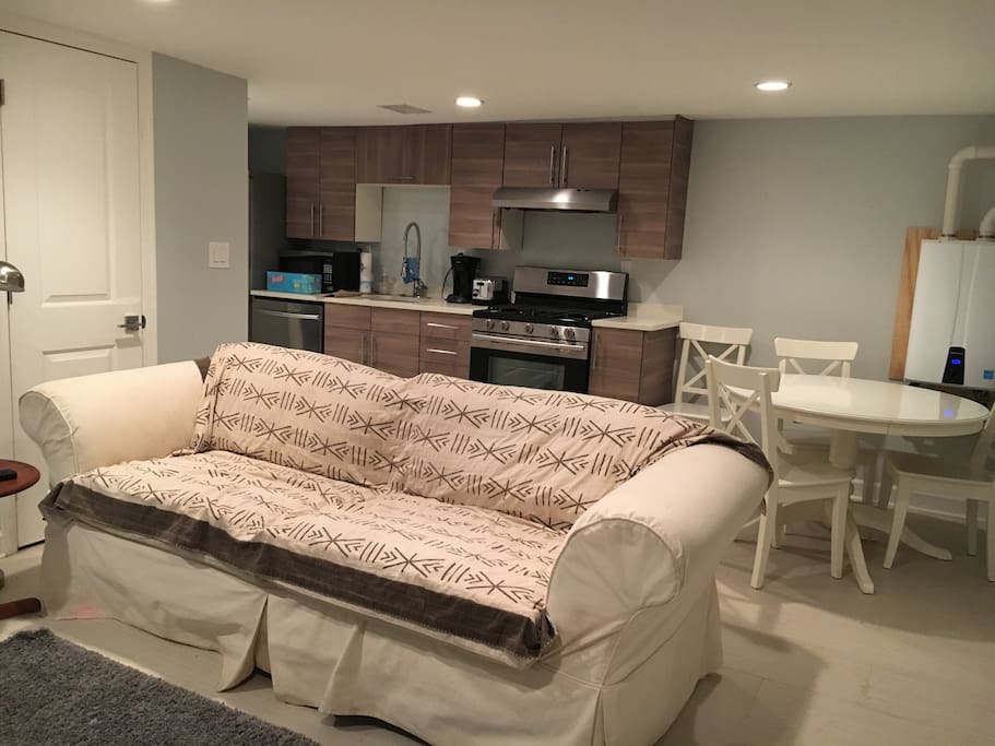 Living room with TV/cable