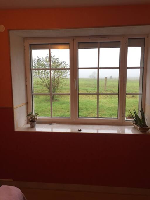 vue de la chambre sur le mont des avaloirs