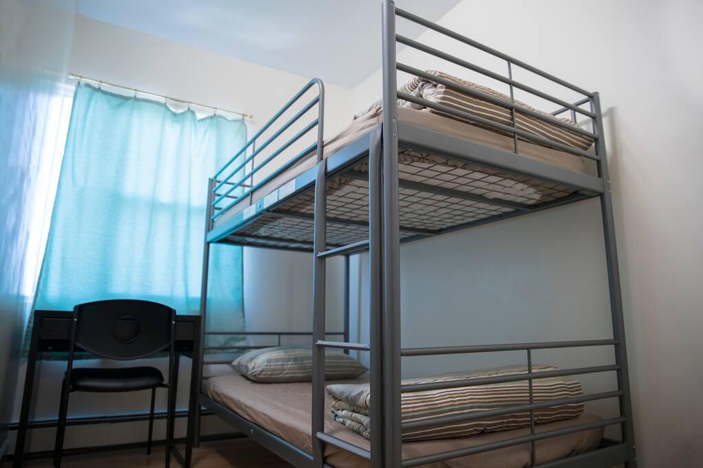 This small room only for one guest even though it is bunkbed