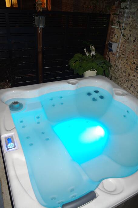 le jacuzzi à la belle étoile.
