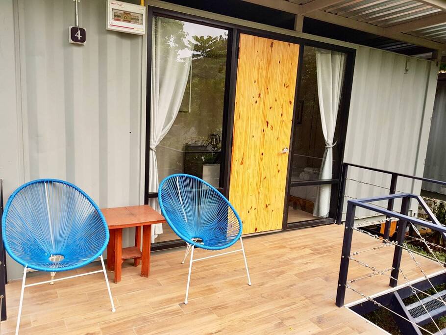 Private balcony