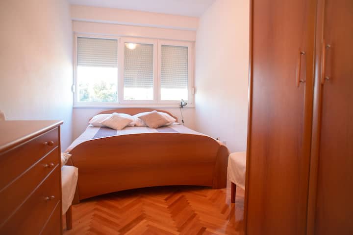 1.Bedroom- one double bed