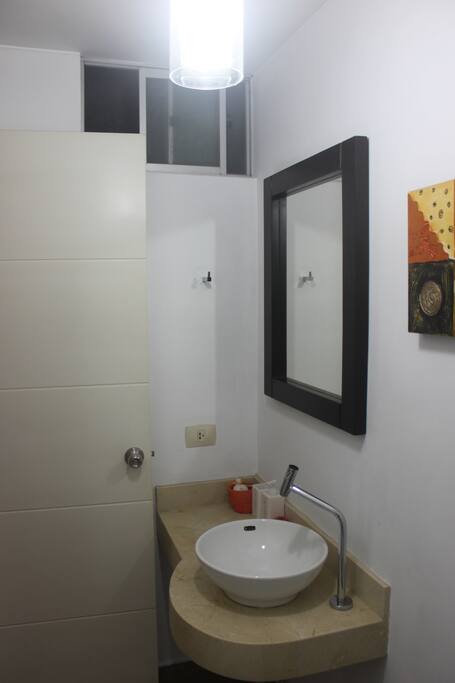 Vista baño de Visitas