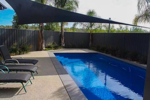 Perfect for groups, pool, b'ball hoop, fireplace