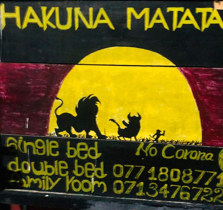 1. obrázok ponuky Hakuna matata