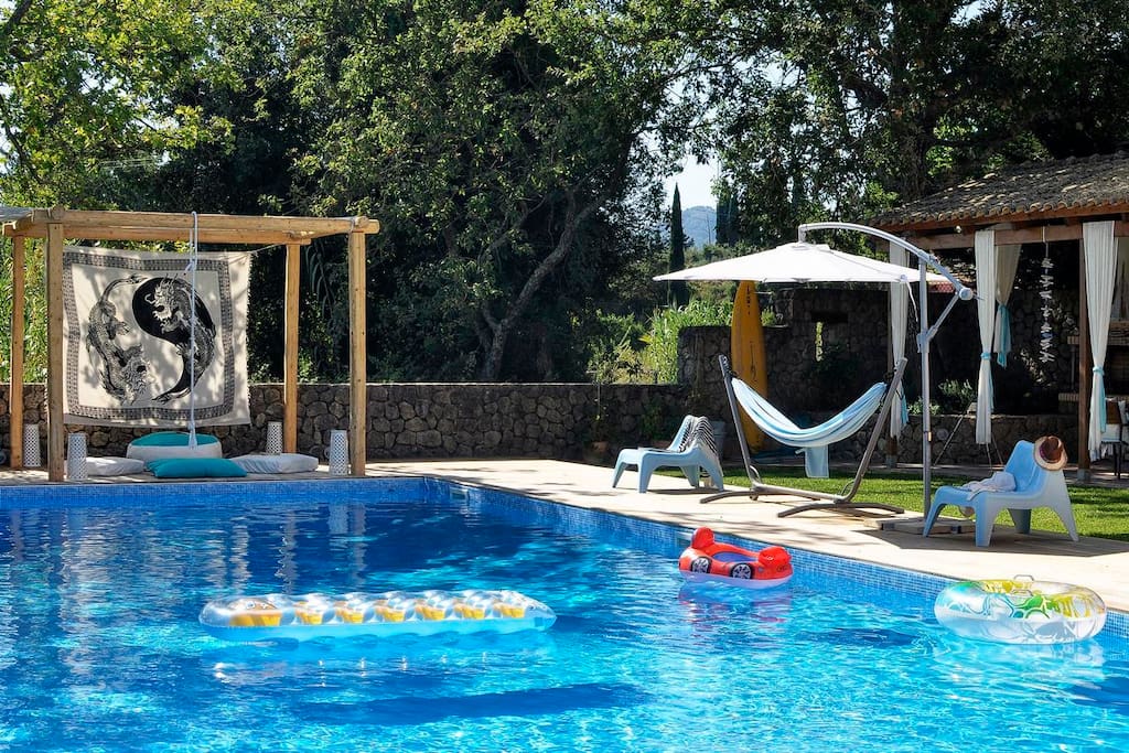 Your children will appreciate the large swimming pool