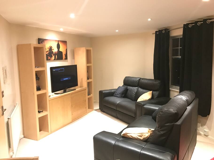 Cozy and warm lounge.