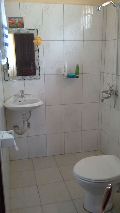 bathroom and toilet