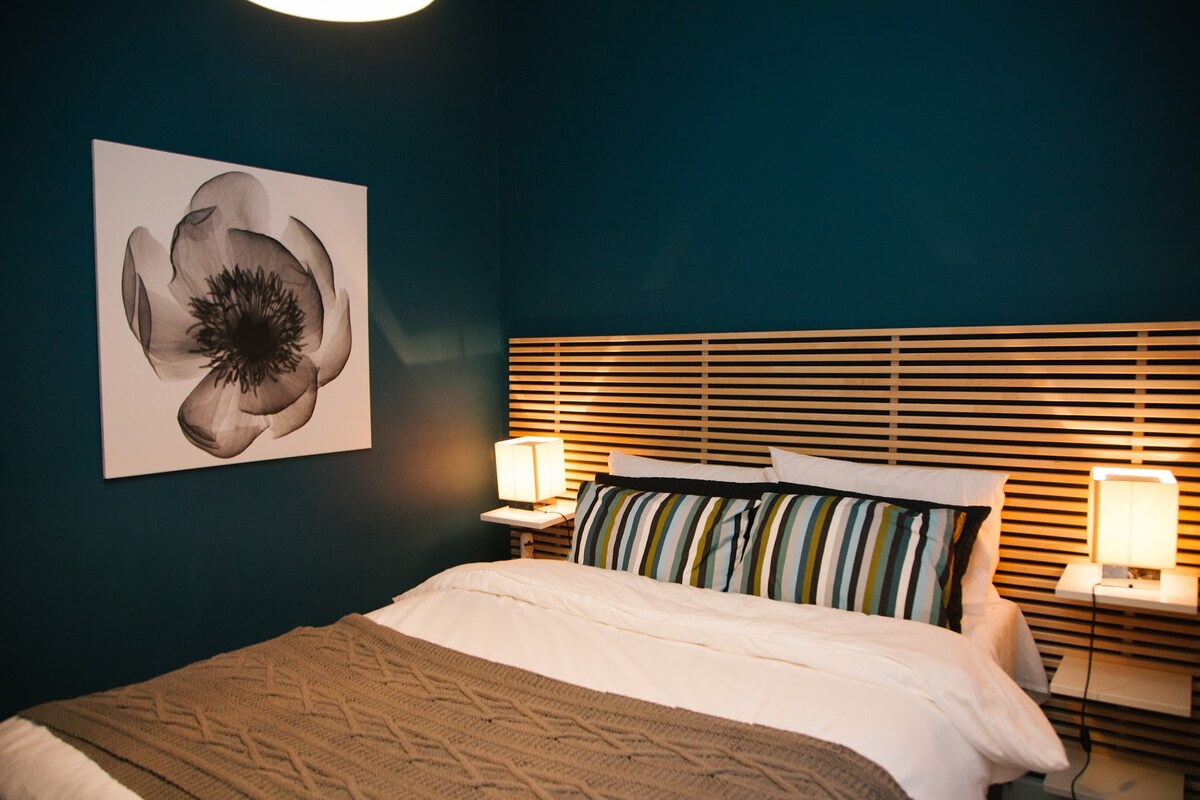 The second double bedroom also has a fitted wardrobe and private balcony.