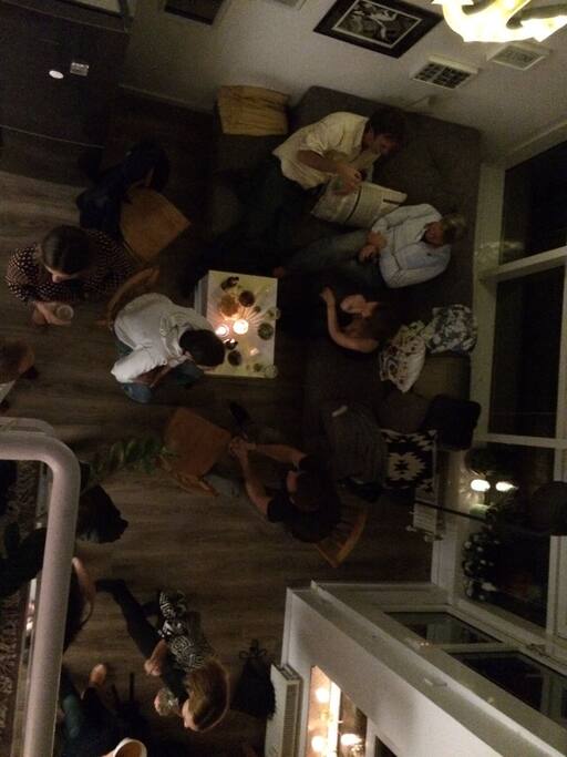 living room, view from top floor