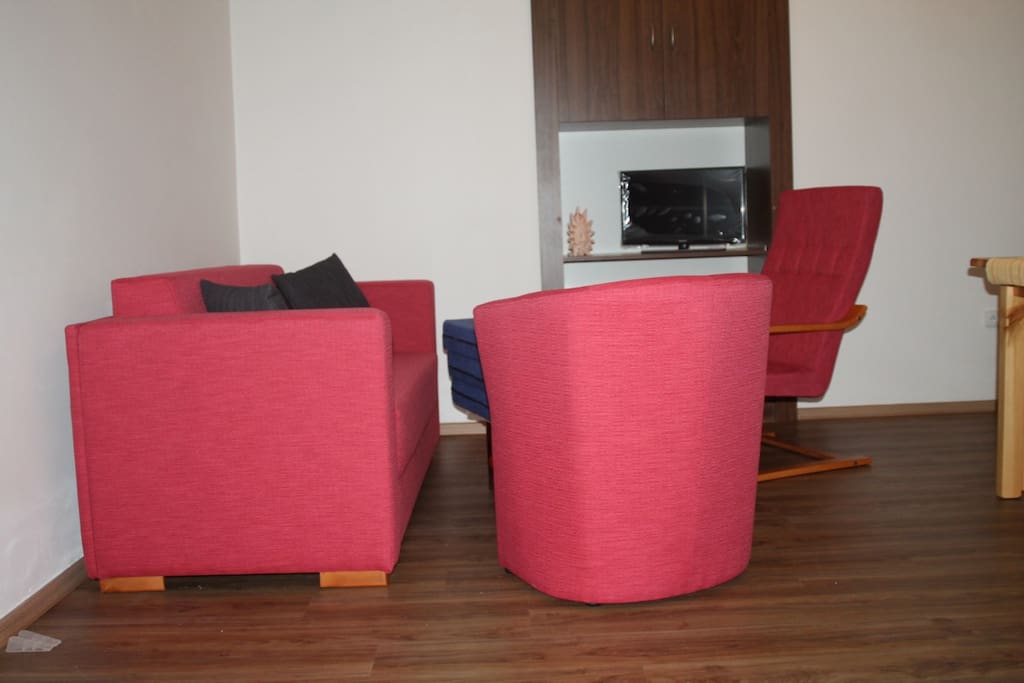New, comfortable sofa and armchairs