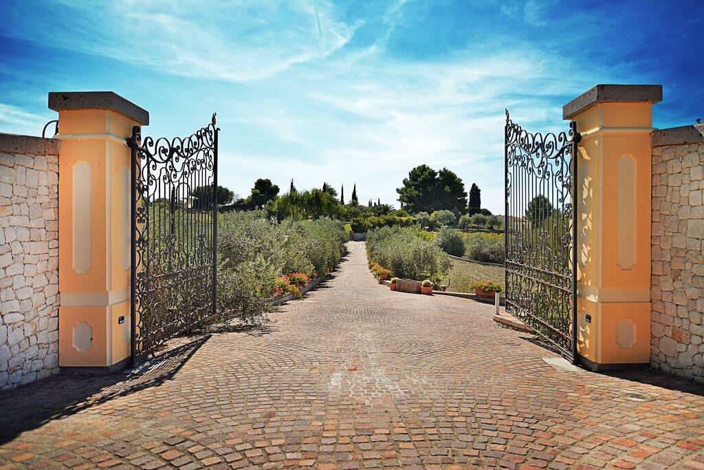 Entry to the property