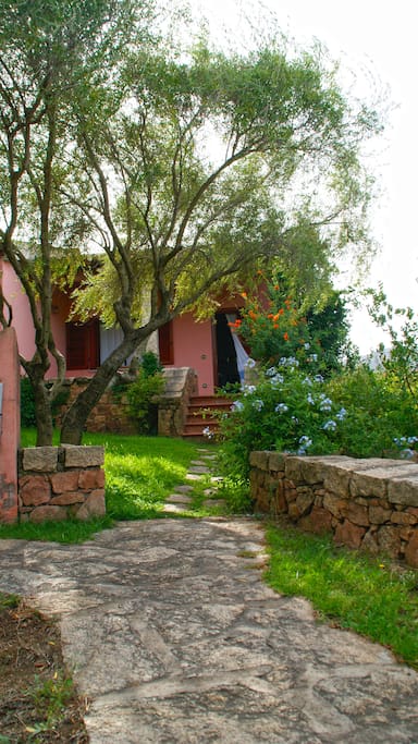giardino davanti alla casa